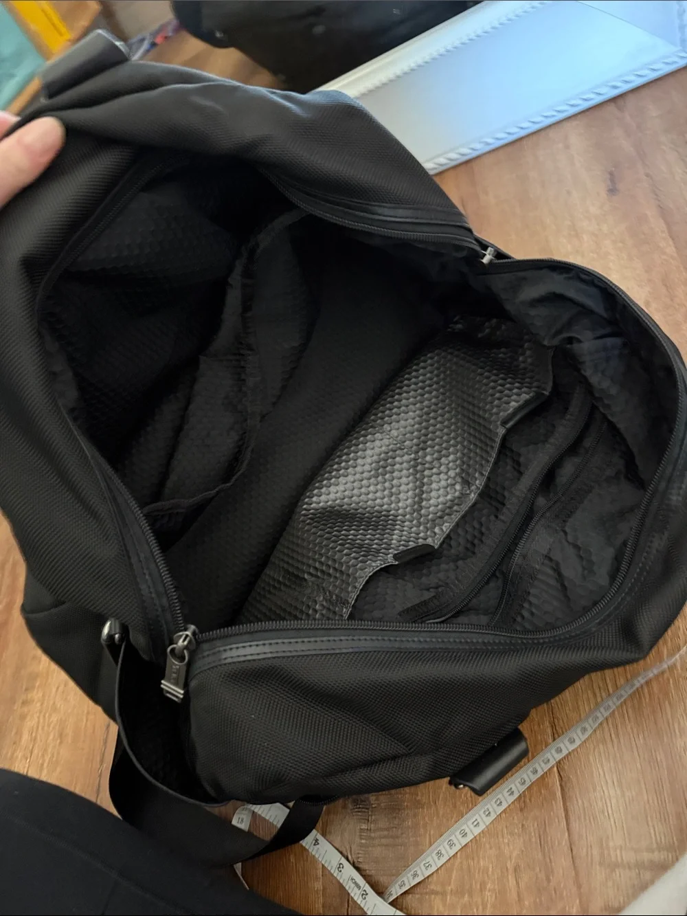 Tumi black Messenger Bag /tote